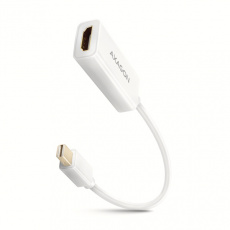 AXAGON RVDM-HI14NW, Mini DisplayPort -> HDMI 1.4 redukce / adaptér, 4K/30Hz, bílý AXAGON RVDM-HI14NW, Mini DisplayPort -> HDMI 1.4 redukce / adaptér, 4K/30Hz, bílý
