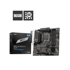 MSI MB Sc LGA1700 PRO B760M-A WIFI, Intel B760, 4xDDR5, 2xDP, 2xHDMI, WI-FI, mATX MSI MB Sc LGA1700 PRO B760M-A WIFI, Intel B760, 4xDDR5, 2xDP, 2xHDMI, WI-FI, mATX