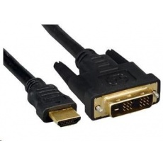 PREMIUMCORD Kabel HDMI - DVI-D 2m (M/M, zlacené kontakty, stíněný) PREMIUMCORD Kabel HDMI - DVI-D 2m (M/M, zlacené kontakty, stíněný)