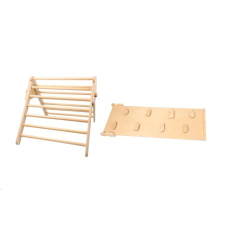 Dřevěný Piklerové trojúhelník set (prolézačka do interiéru) - natur Dřevěný Piklerové trojúhelník set (prolézačka do interiéru) - natur