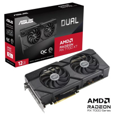 ASUS VGA AMD Radeon RX 7700 XT DUAL OC 12G, 12G GDDR6, 3xDP, 1xHDMI ASUS VGA AMD Radeon RX 7700 XT DUAL OC 12G, 12G GDDR6, 3xDP, 1xHDMI