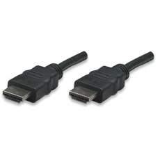 MANHATTAN kabel High Speed HDMI 3D, Male to Male, stíněný, černý, 10m MANHATTAN kabel High Speed HDMI 3D, Male to Male, stíněný, černý, 10m