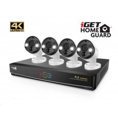 iGET HOMEGUARD HGNVK84904 - Kamerový systém s UltraHD 4K kamerami, IR LED, venkovní, set 4x kamera + rekordér iGET HOMEGUARD HGNVK84904 - Kamerový systém s UltraHD 4K kamerami, IR LED, venkovní, set 4x kamera + rekordér