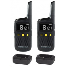 Motorola vysílačka TLKR XT185 (2 ks, dosah až 8 km), černá Motorola vysílačka TLKR XT185 (2 ks, dosah až 8 km), černá