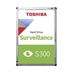 TOSHIBA HDD S300 PRO Surveillance (CMR) 6TB, SATA III, 7200 rpm, 256MB cache, 3,5", BULK TOSHIBA HDD S300 PRO Surveillance (CMR) 6TB, SATA III, 7200 rpm, 256MB cache, 3,5", BULK