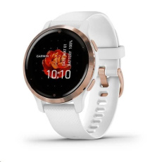 Garmin GPS sportovní hodinky Venu2S Rose Gold/White Band, EU Garmin GPS sportovní hodinky Venu2S Rose Gold/White Band, EU