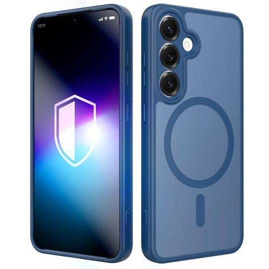 3mk ochranný kryt Misty MagCase Blue pro Samsung Galaxy S25 3mk ochranný kryt Misty MagCase Blue pro Samsung Galaxy S25