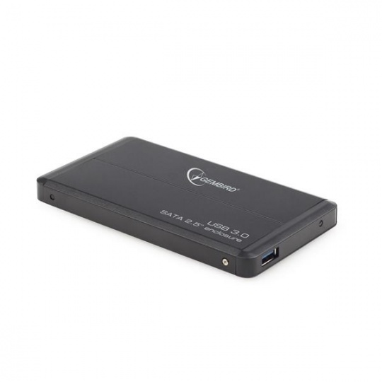 GEMBIRD externí box pro 2.5" zařízení, USB 3.0, SATA, černý