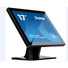 Iiyama dotykový monitor ProLite T1721MSC-B2, 43.2 cm (17''), Projected Capacitive, 10 TP, USB, kit (USB), black