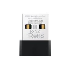 MERCUSYS MA20N WiFi5 USB nano adapter (AC650,2,4GHz/5GHz,USB2.0) MERCUSYS MA20N WiFi5 USB nano adapter (AC650,2,4GHz/5GHz,USB2.0)