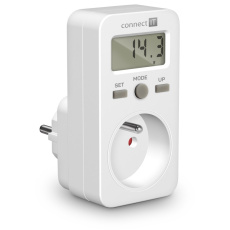 CONNECT IT Digitální měřič PowerMeter, Měřič spotřeby el. energie, bílá CONNECT IT Digitální měřič PowerMeter, Měřič spotřeby el. energie, bílá