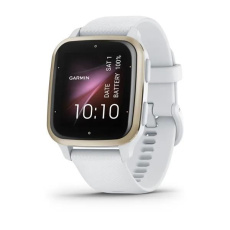 Garmin Venu Sq 2, Cream Gold / White silikonový řemínek Garmin Venu Sq 2, Cream Gold / White silikonový řemínek