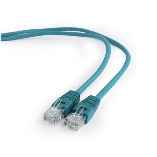 GEMBIRD kabel patchcord Cat5e UTP 1m, zelený