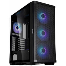 Zalman skříň Z10 Plus / ATX / 4x ARGB fan / 2xUSB 3.0 / USB-C / mesh panel / tvrzené sklo Zalman skříň Z10 Plus / ATX / 4x ARGB fan / 2xUSB 3.0 / USB-C / mesh panel / tvrzené sklo