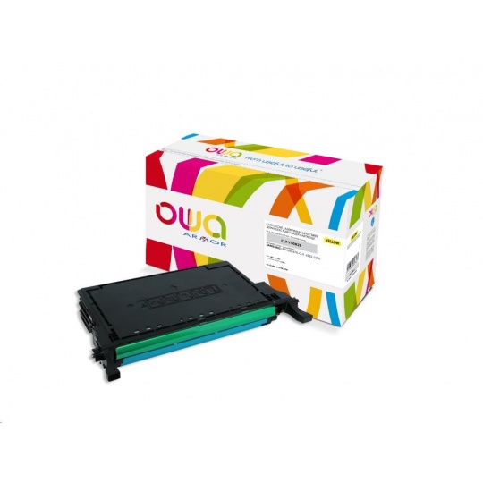 OWA Armor toner pro SAMSUNG CLP 620, 670, 4000 Stran, CLTY5082L, žlutá/yellow (CLT-Y5082L,SU532A)