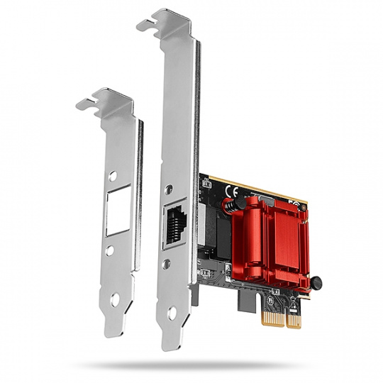 AXAGON PCEE-GIX, PCIe síťová karta - 1x Gigabit Ethernet port (RJ-45), Intel i210AT, PXE, vč. LP