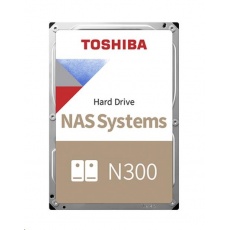 TOSHIBA HDD N300 NAS 6TB, SATA III, 7200 rpm, 256MB cache, 3,5", BULK