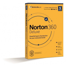 NORTON 360 DELUXE 50GB +VPN 1 uživatel pro 5 zařízení na 1 rok - BOX NORTON 360 DELUXE 50GB +VPN 1 uživatel pro 5 zařízení na 1 rok - BOX