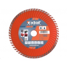 Extol Premium (108754) kotouč diamantový řezný turbo, 180x22,2mm, suché i mokré řezání Extol Premium (108754) kotouč diamantový řezný turbo, 180x22,2mm, suché i mokré řezání