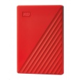 WD My Passport Portable 2TB, Externí HDD, USB 3.0, červená