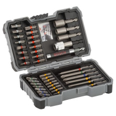 Bosch 43dílná sada bitů a maticových nástavců, se šroubovacím bitem Extra Hard Bosch 43dílná sada bitů a maticových nástavců, se šroubovacím bitem Extra Hard