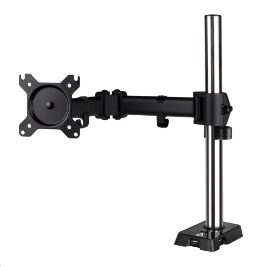 BAZAR - ARCTIC stolní držák Z1 (Gen.3) pro 1x LCD do 43", nosnost 15kg, USB HUB, černý (black), poškozený obal