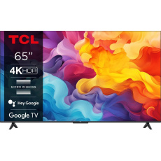 TCL 65V6B 65" TV, 4K Ultra HD, Smart, Dolby Audio, Google TV, Miracast, Bluetooth, WiFi, ALLM TCL 65V6B 65" TV, 4K Ultra HD, Smart, Dolby Audio, Google TV, Miracast, Bluetooth, WiFi, ALLM