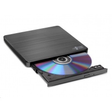 HITACHI LG - externí mechanika DVD-W/CD-RW/DVD±R/±RW/RAM GP60NB60, Slim, Black, box+SW HITACHI LG - externí mechanika DVD-W/CD-RW/DVD±R/±RW/RAM GP60NB60, Slim, Black, box+SW