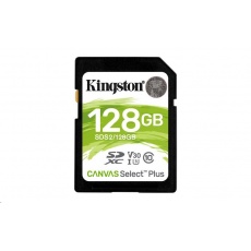 Kingston SDXC karta 128GB Canvas Select Plus (SDXC) 100R 85W Class 10 UHS-I Kingston SDXC karta 128GB Canvas Select Plus (SDXC) 100R 85W Class 10 UHS-I