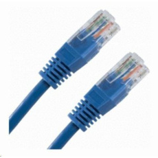 XtendLan patch kabel Cat5E, UTP - 2m, modrý