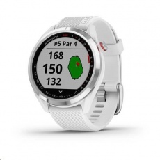 Garmin golfové hodinky Approach S42 Silver/White Silicone Garmin golfové hodinky Approach S42 Silver/White Silicone