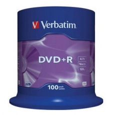 VERBATIM DVD+R(100-Pack)Spindle/General Retail/16x/4.7GB VERBATIM DVD+R(100-Pack)Spindle/General Retail/16x/4.7GB