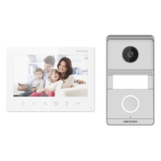 HIKVISION DS-KIS101-P/Surface, Kit videotelefonu, 2-drát, povrchová montáž, bytový monitor + dveřní stanice HIKVISION DS-KIS101-P/Surface, Kit videotelefonu, 2-drát, povrchová montáž, bytový monitor + dveřní stanice