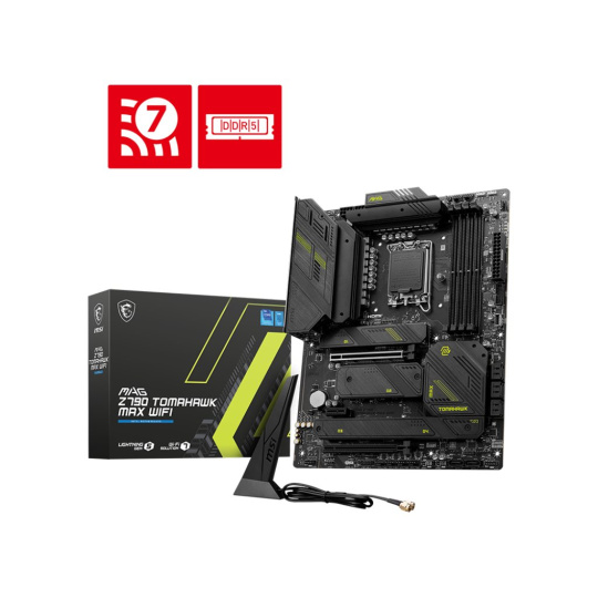 MSI MB Sc LGA1700 MAG Z790 TOMAHAWK MAX WIFI, Intel Z790, 4xDDR5, 1xDP, 1xHDMI, WI-FI