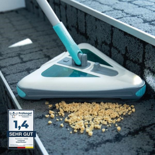 BAZAR - Livington Deeper Sweeper akumulátorový čistič podlah se 4 kartáči - Poškozený obal (Komplet)