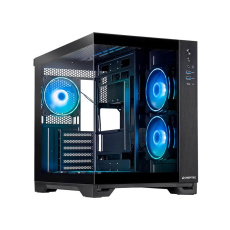 CHIEFTEC skříň VISIO, ATX, 1x USB-C 3.2, 2x USB 3.0, 6x 120mm ARGB Fan, černá CHIEFTEC skříň VISIO, ATX, 1x USB-C 3.2, 2x USB 3.0, 6x 120mm ARGB Fan, černá