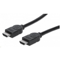 MANHATTAN kabel High Speed HDMI 4K, 3D, Male to Male, stíněný, černý, 7,5m MANHATTAN kabel High Speed HDMI 4K, 3D, Male to Male, stíněný, černý, 7,5m