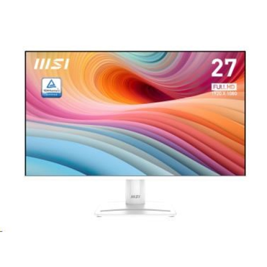 MSI LCD PRO MP275W E2, 27", 1920x1080, IPS, 4,0 ms, VESA 100x100, White MSI LCD PRO MP275W E2, 27", 1920x1080, IPS, 4,0 ms, VESA 100x100, White