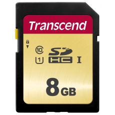 TRANSCEND SDHC karta 8GB 500S, UHS-I U1 (R:95/W:20 MB/s) TRANSCEND SDHC karta 8GB 500S, UHS-I U1 (R:95/W:20 MB/s)