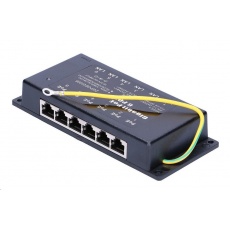 POE injektor aktivní/pasivní - 6x 1 Gb/s, stíněný, 802.3af/at POE injektor aktivní/pasivní - 6x 1 Gb/s, stíněný, 802.3af/at