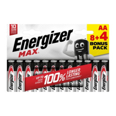 Energizer LR6/12 Max AA 8+4 zdarma Energizer LR6/12 Max AA 8+4 zdarma