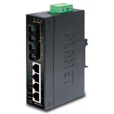 Planet switch ISW-621TS15, průmysl.verze 4x10/100+2x100BaseFX (SC) SM 15km, DIN, IP30, -40 až 75°C, 12-48V Planet switch ISW-621TS15, průmysl.verze 4x10/100+2x100BaseFX (SC) SM 15km, DIN, IP30, -40 až 75°C, 12-48V