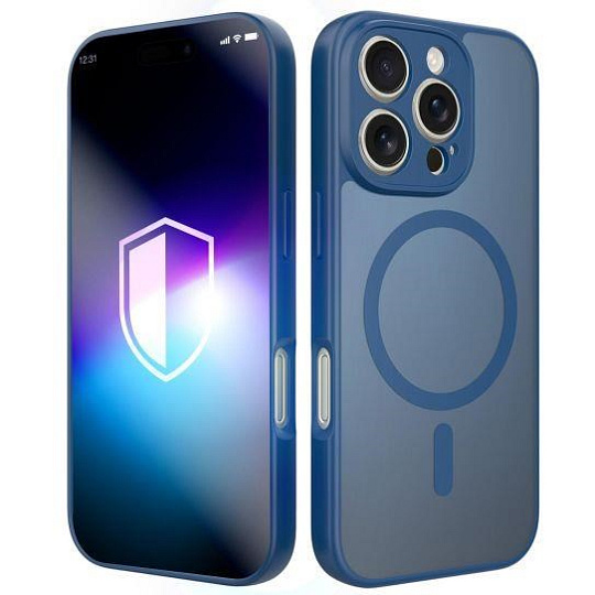 3mk ochranný kryt Misty MagCase Blue pro Apple iPhone 16 Pro Max 3mk ochranný kryt Misty MagCase Blue pro Apple iPhone 16 Pro Max