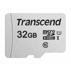 TRANSCEND MicroSDHC karta 32GB 300S, UHS-I U1 + adaptér TRANSCEND MicroSDHC karta 32GB 300S, UHS-I U1 + adaptér