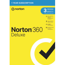 NORTON 360 DELUXE 25GB +VPN 1 uživatel pro 3 zařízení na 1 rok ESD NORTON 360 DELUXE 25GB +VPN 1 uživatel pro 3 zařízení na 1 rok ESD