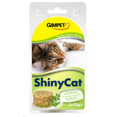 Konz.SHINY CAT tun+koc.trava 2x70g