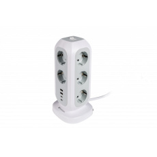 VERBATIM EU Power Tower EUPT-01 Nabíjecí stanice ,11x 230V, 2x USB-C, 2x USB-A VERBATIM EU Power Tower EUPT-01 Nabíjecí stanice ,11x 230V, 2x USB-C, 2x USB-A