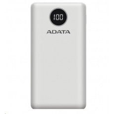 ADATA PowerBank P20000QCD - externí baterie pro mobil/tablet 20000mAh, 2,1A, bílá (74Wh) ADATA PowerBank P20000QCD - externí baterie pro mobil/tablet 20000mAh, 2,1A, bílá (74Wh)
