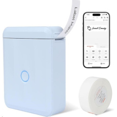 Niimbot Tiskárna štítků D110-M Smart, modrá + role štítků 160 ks Niimbot Tiskárna štítků D110-M Smart, modrá + role štítků 160 ks