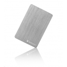 VERBATIM HDD 2.5" 2TB Store 'n' Go ALU Slim Portable Hard Drive USB 3.2, Space gray